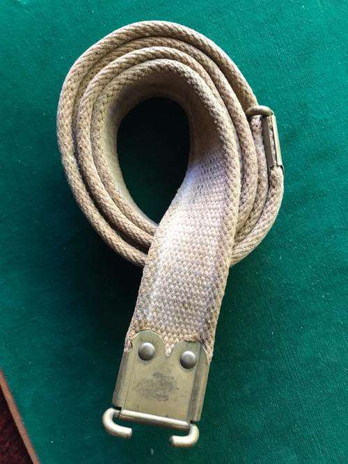 .303 RIFLE SLING WITH BRASS CLIPS AT BOTH ENDS