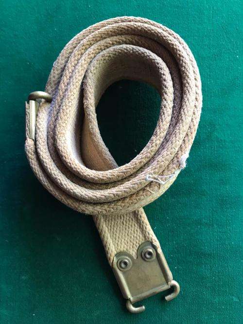 .303 RIFLE SLING WITH BRASS CLIPS AT BOTH ENDS