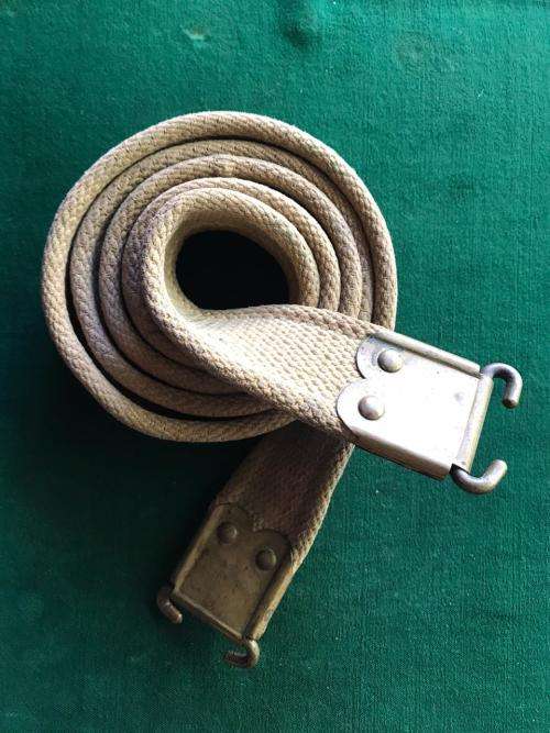 .303 RIFLE SLING WITH BRASS CLIPS AT BOTH ENDS