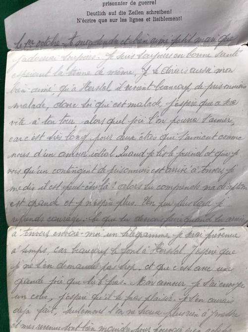 GERMAN WW2 STALAG POW LETTER- ORIGINAL