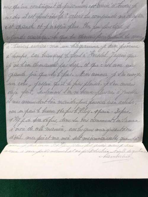 GERMAN WW2 STALAG POW LETTER- ORIGINAL