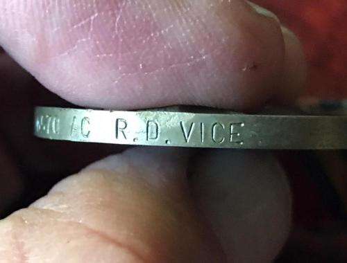 FULL SIZE RHODESIAN GSM MEDAL NAMED TO 6570 AC R.D. VICE-THE MEDAL IS UNRESEARCHED