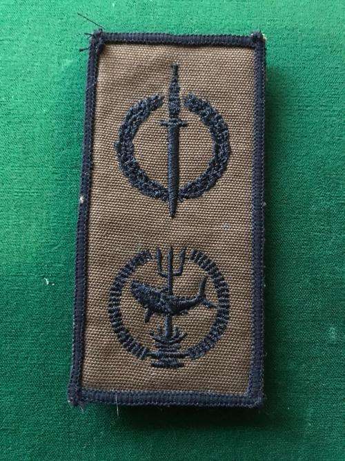 RECCE- ORIGINAL OPERATOR & ATTACK DIVER-QUALIFICATION BADGE-EMBROIDERED