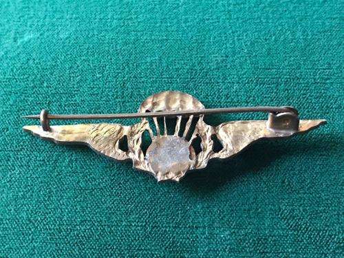 PORTUGUESE PARAWING-WORN MOZAMBIQUE & ANGOLA 1970'S-80'S-STICK PIN INTACT