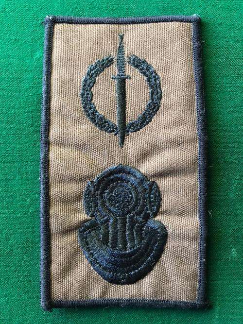 RECCE-ORIGINAL OPERATOR & ATTACK DIVER QUALIFICATION BADGE-EMBROIDERED