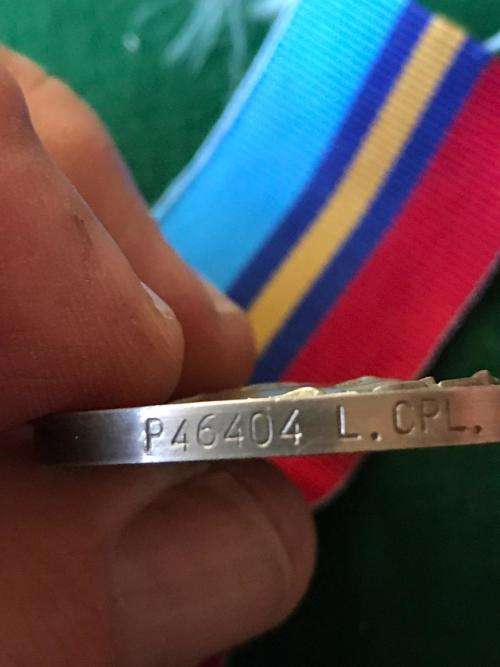 FULL SIZE RHODESIAN GSM AWARDED TO P46404 CPL. M.B. GOULD- THE MEDAL IS UNRESEARCHED