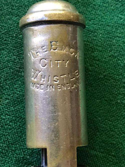 THE EMCA CITY POLICE WHISTLE-MADE IN ENGLAND