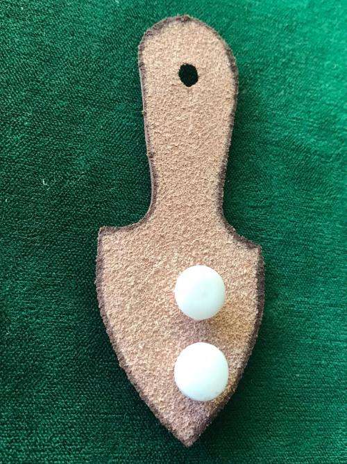 2 RECCE COMMANDO,ORIGINAL FOB BADGE WITH LIGHT GREEN ROUNDEL- 2 PINS