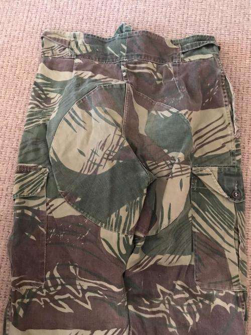 RHODESIAN CAMO PANTS-SIZE 32-PIPE LENGTH 68 CM-USED BUT GOOD CONDITION