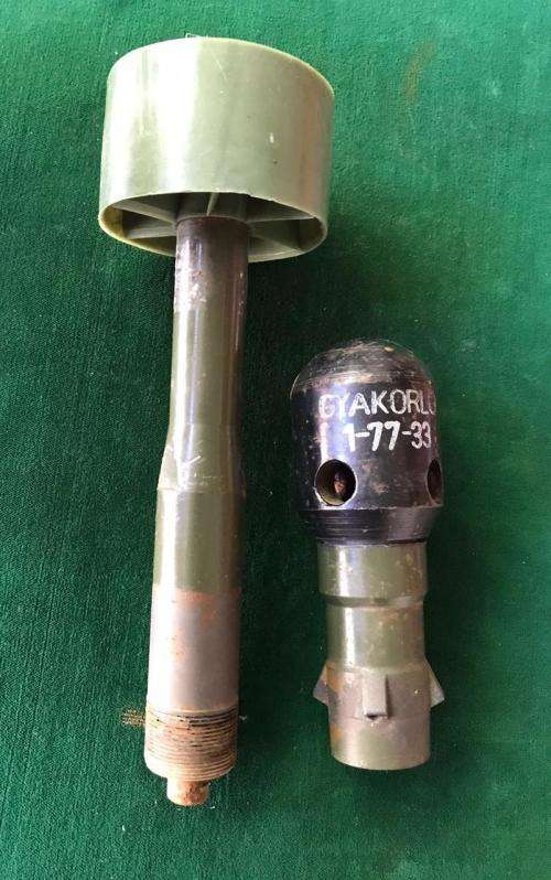 BULGARIAN AK 47 RIFLE GRENADE INERT-LENGTH 275MM