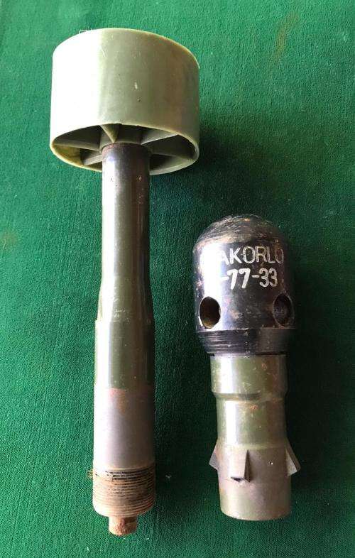 BULGARIAN AK 47 RIFLE GRENADE INERT-LENGTH 275MM