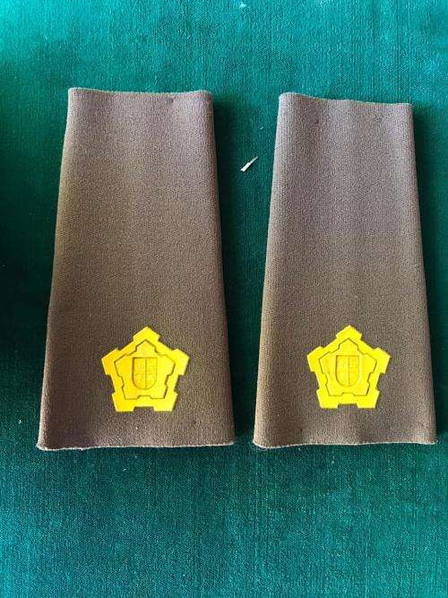 SADF ARMY PAIR OF RANK BOARDS FOR MAJOR
