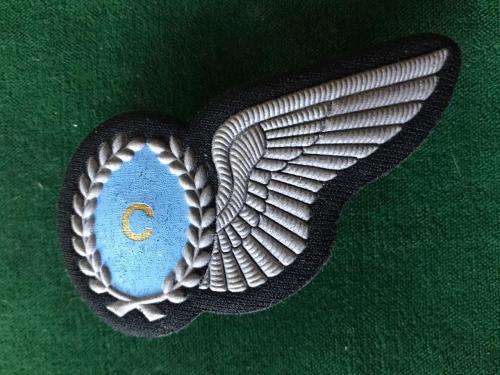 SAAF ,CHEFF, SILVER -TUPPER WING- 2 PINS