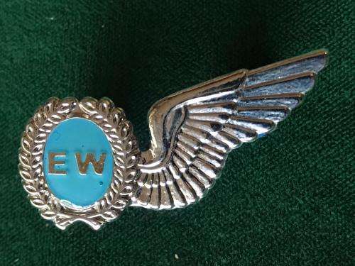 SAAF ELECTRONIC WAR FARE MESS DRESS WING IN SILVER- 2 PINS