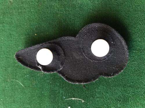 SAAF ELECTRONIC WARFARE TUPPER WING IN GOLD- 2 PINS