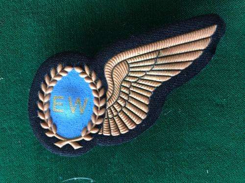 SAAF ELECTRONIC WARFARE TUPPER WING IN BRONZE- 2 PINS