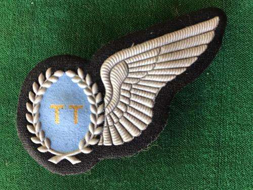 SAAF TOW TARGET OPERATOR TUPPER WING IN SILVER- 2 PINS