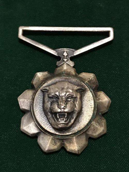 FULL SIZE BOPHUTATSWANA POLICE SERVICE MEDAL FOR 20 YEARS- NO RIBBON