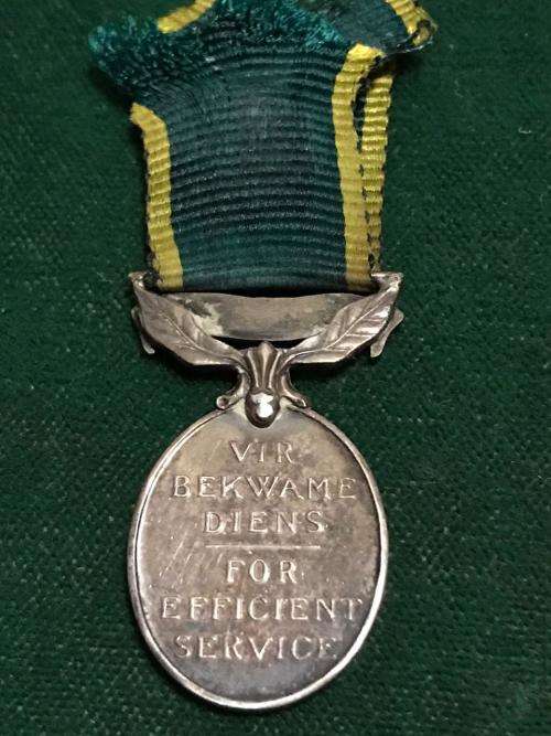 MINIATURE UNION OF SA SILVER PROFICIENCY MEDAL