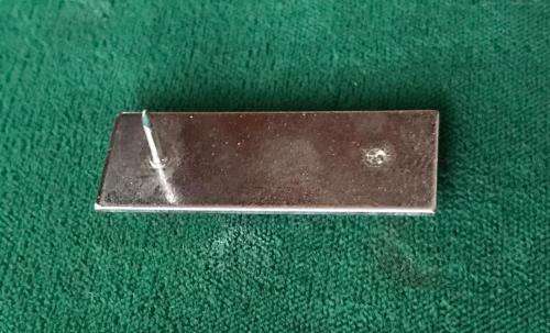 SA INTELLIGENCE SERVICE (ARMY)BERET BAR-WHITE/ BLACK/ WHITE-APPROVED IN 1990-1 PIN-LARGE VARIATION-O