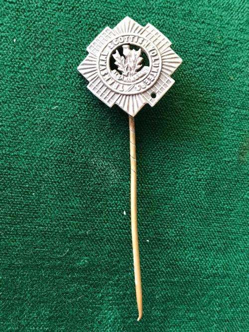 SILVER TRANSVAAL SCOTTISH PIN BADGE-1932-1940'S