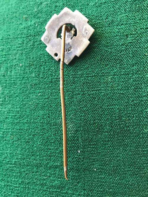 SILVER TRANSVAAL SCOTTISH PIN BADGE-1932-1940'S
