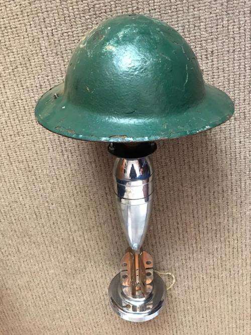 WW2 MORTAR LAMP-HEIGHT 60CM