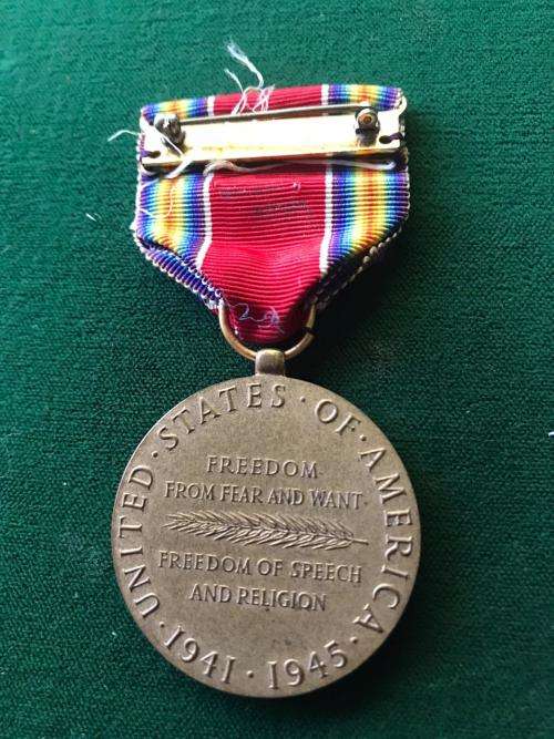 FULL SIZE US MEDAL FOR WW2