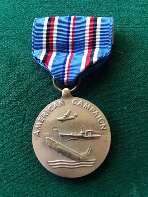 FULL SIZE WW2 US CAMPAIGN MEDAL