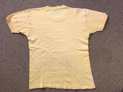 ORIGINAL RHODESIAN LIGHT INFANTRY T SHIRT-LABELLED-SIZE MEDIUM TO LARGE-MEASURES 55CM ARMPIT TO ARMP