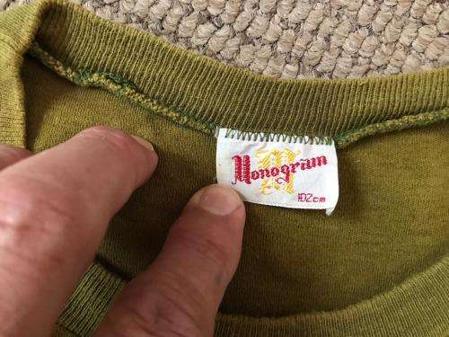 RHODESIAN T SHIRT WITH MONOGRAM LABEL-SIZE 102 CM- LARGE