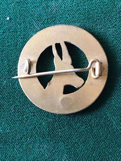 SA MILITARY NURSING SERVICES CAP BADGE-WORN 1915-1939-BRASS STICK PIN