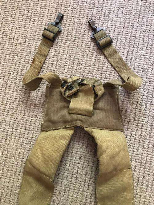 RHODESIAN WEBBING-PADDED YOKE- COMPLETE CONDITION