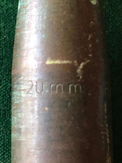 20 MM PRACTICE ROUND-HEIGHT 213 MM