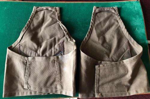 SADF SERGEANT RANK PAIR-WORN FROM 1970`S