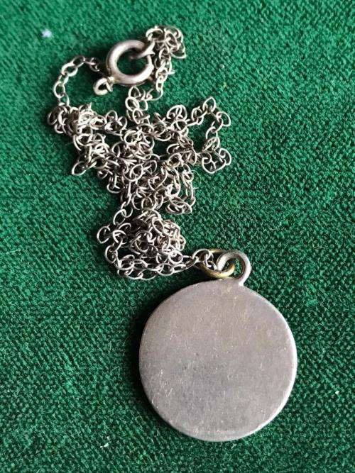 BOER WAR STERLING SILVER LORD ROBERTS NECKLACE