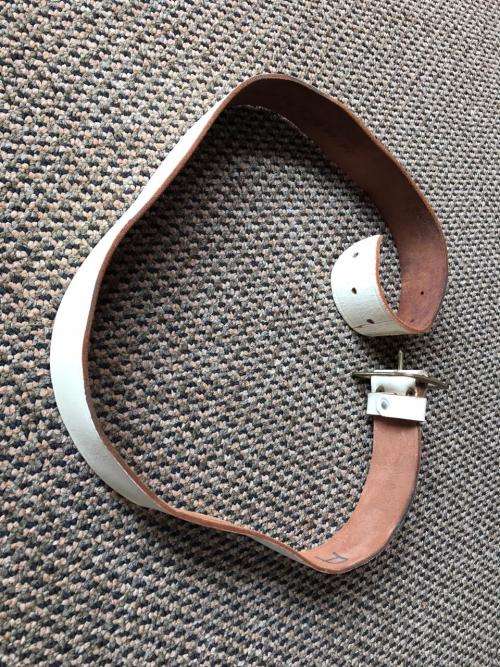SADF PERIOD STATE PRESIDENTS GUARD LEATHER BELT-EXTENDED LENGTH 95 CM