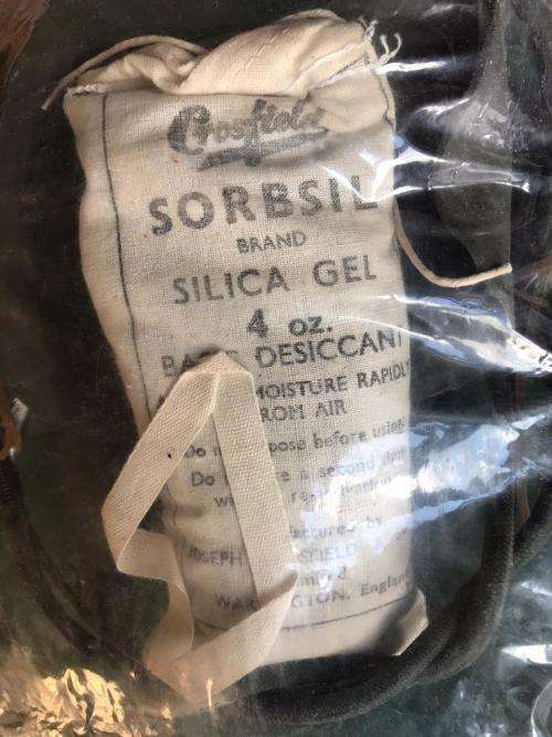 WW2 BRITISH HEADSET-STILL SEALED IN ORIGINAL PACKAGING- DATED 1940