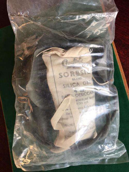 WW2 BRITISH HEADSET-STILL SEALED IN ORIGINAL PACKAGING- DATED 1940