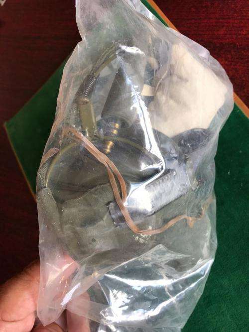 WW2 BRITISH HEADSET-STILL SEALED IN ORIGINAL PACKAGING- DATED 1940