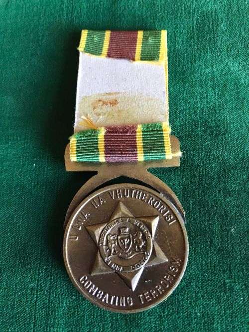 FULL SIZE VENDA MEDAL FOR COMBATING TERRORISM