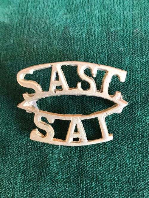 SA SERVICE CORPS TITLE-WORN 1926-1937- 2 LUGS