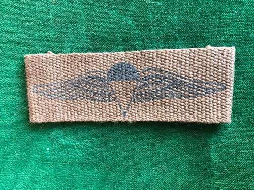 SA PARA WINGS FIELD DRESS-PRINTED- 1980`S