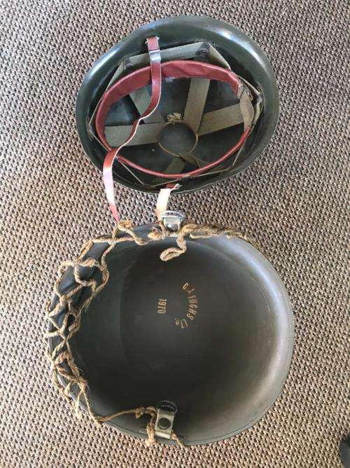 SADF BORDER WAR PERIOD STEEL HELMET