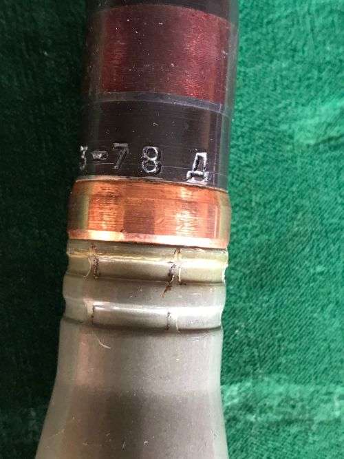 30 MM ROUND- HEIGHT 23.5 CM- INERT- ITEM ONLY FOR DISPLAY PURPOSES