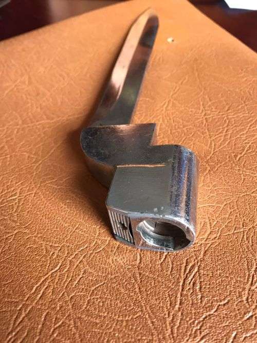 SA NO 9 BAYONET-THIS BAYONET HAS THE SAME SOCKET AS THE BRITISH NO 9 BUT THE BLADE FORM OF TH UZI S1