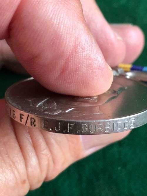 RHODESIAN FULL SIZE GSM AWARDED TO 28361 B F/R E.J.F. BURBIDGE