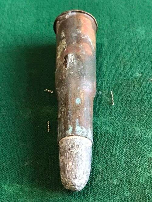 DRAWN BRASS .557/450 MARTINI HENRY CARTRIDGE-DEACTIVATED