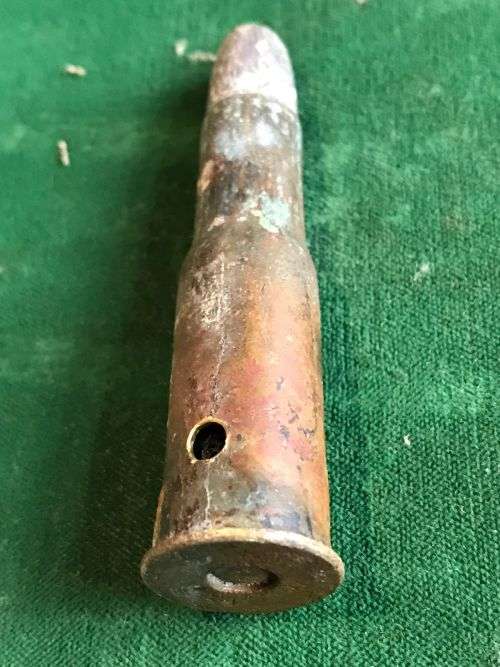 DRAWN BRASS .557/450 MARTINI HENRY CARTRIDGE-DEACTIVATED
