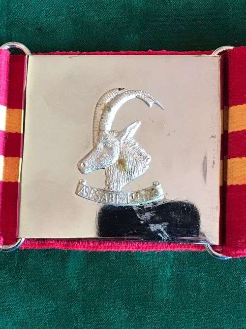 RHODESIAN ARMOURED CAR REGIMENT STABLE BELT-1970`S-1980-EXTENDED LENGTH 124 CM-VERY GOOD CONDITION